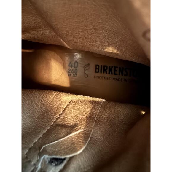 Birkenstock Boots Womens Size 9 40 Suede Ankle Booties Made in Portugal Zip - Picture 2 of 10